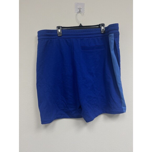 A|X ARMANI EXCHANGE Men's Colorblocked Logo-Print Fleece Drawstring Shorts XXL - Picture 4 of 8